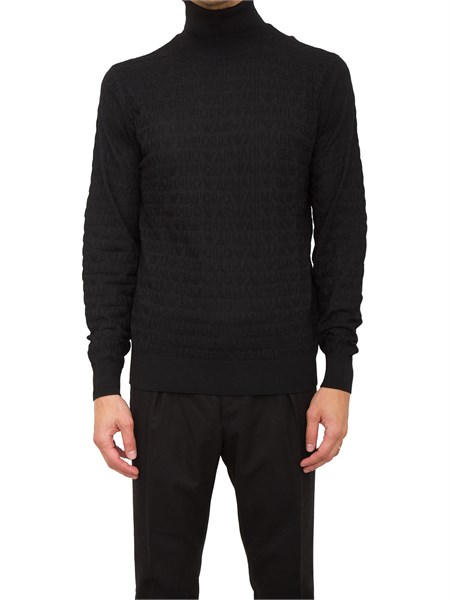 maglia uomo emporio armani nero 6d1mxj1mjmz