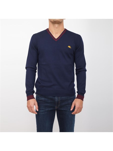 maglia uomo etro blu 1m5019670