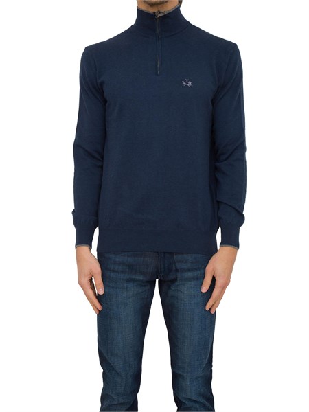 maglia uomo la martina blu wms003yw091