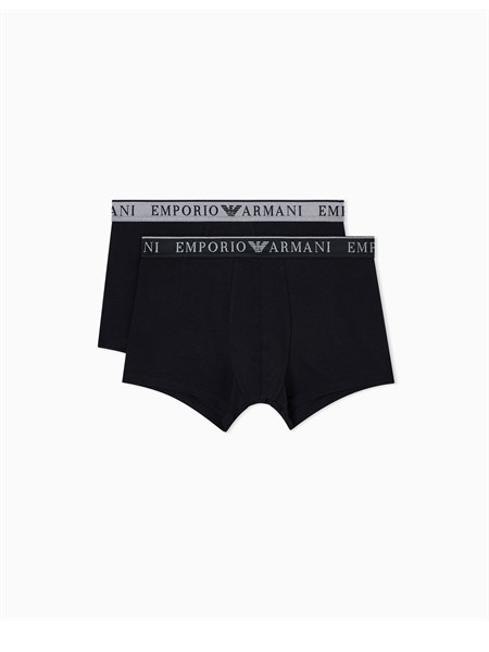 pack 2 boxer emporio armani in cotone stretch nero em000252af10776