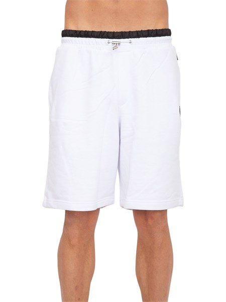 pantalone bermuda uomo philipp plein bianco mjt2044pjy002n