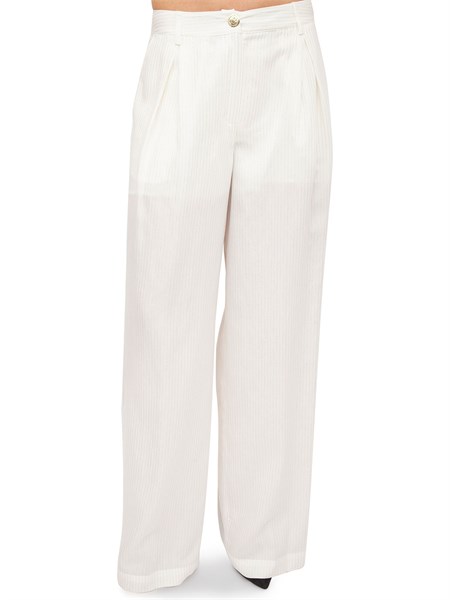 pantalone casual donna blugirl bianco ra3089t3340