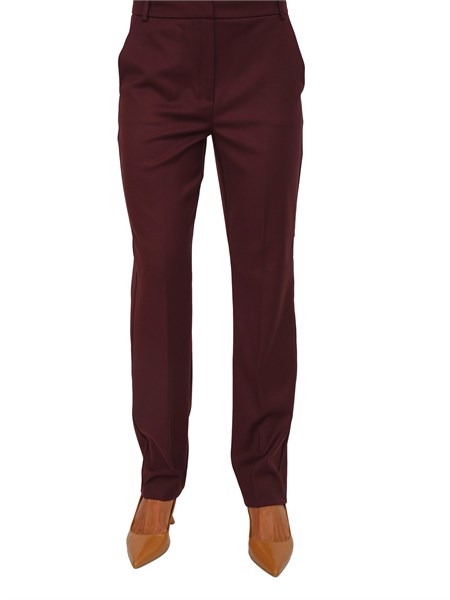 pantalone casual donna emme marella bordeaux calcio