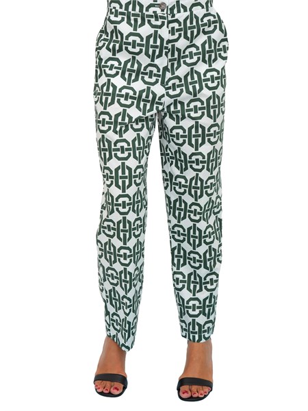 pantalone casual donna emme marella verde musa