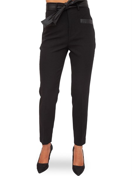 pantalone casual donna liu jo nero wf2354t7896