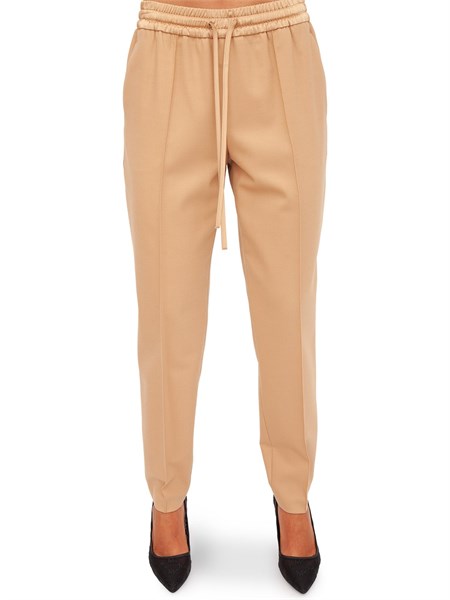 pantalone casual donna twin set cammello 222tp2343