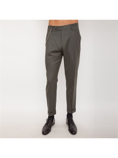 pantalone casual uomo berwich verde barbervb8996