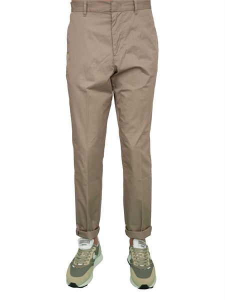 pantaloni uomo emporio armani modello chino in cotone stretch tortora em001503af14253