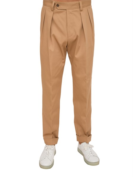 pantalone casual uomo hugo boss beige hperin2pleats23350497228