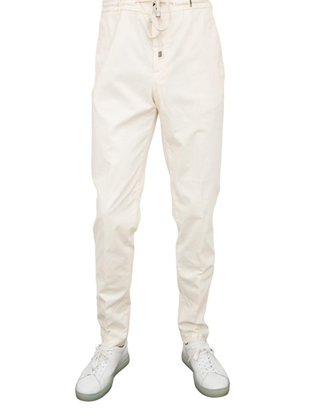 pantalone casual uomo peserico avorio r54595t002481