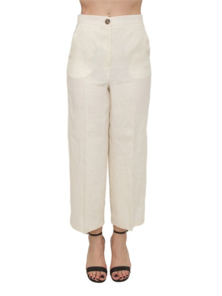 pantalone emmclava emme marella in lino avorio emmclava