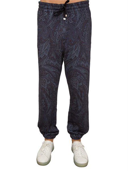 pantalone tuta uomo etro blu mrmc0002aj065