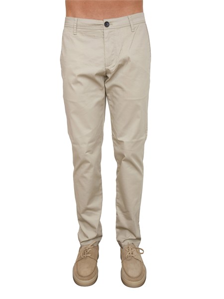 pantaloni armani exchange uomo in raso di cotone beige xm001162af13236