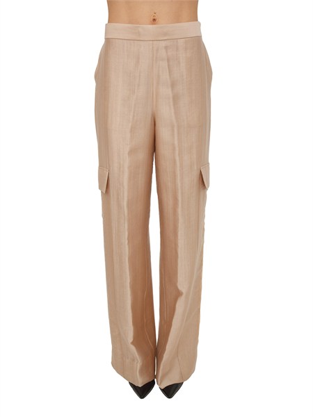 pantaloni blugirl in lyocell cammello ra6061t486a