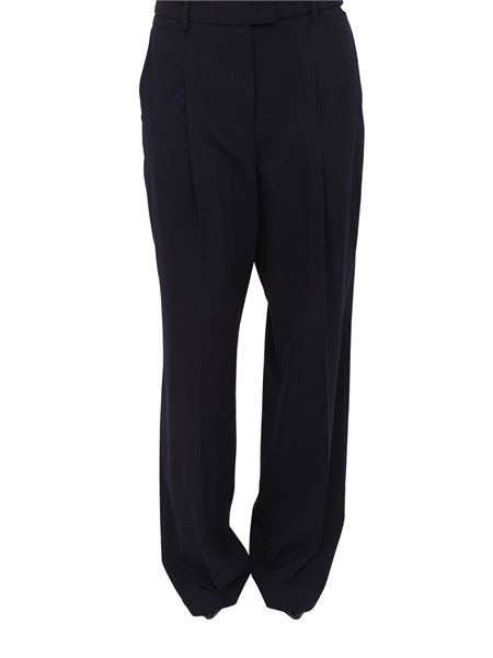 pantaloni palazzo liu jo donna in viscosa stretch blu cf5257t054a