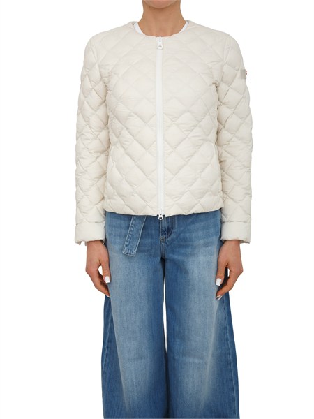 piumino peuterey donna in nylon idrorepellente avorio ped5617arranhl01