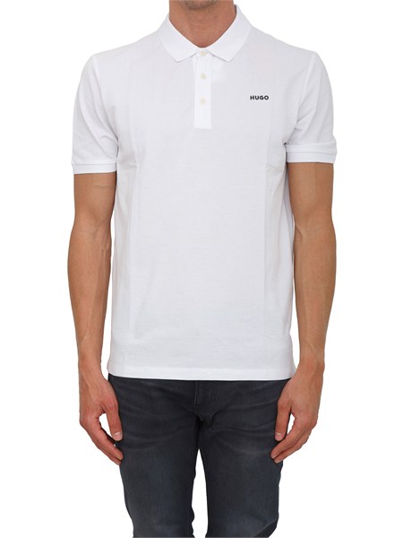 polo bianca donos hugo uomo in cotone donos22250466182