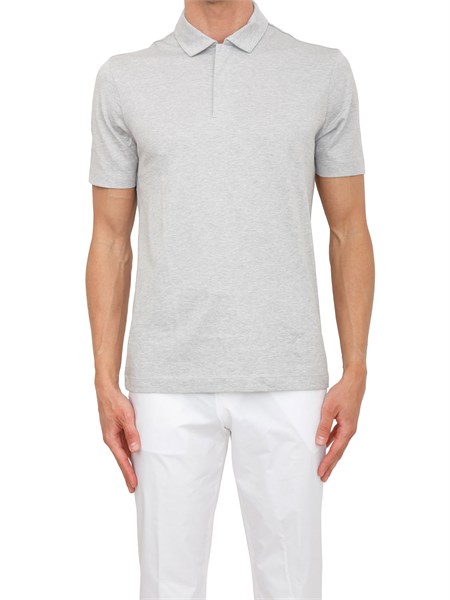 polo grigia boss uomo in misto cotone p pei8950558779