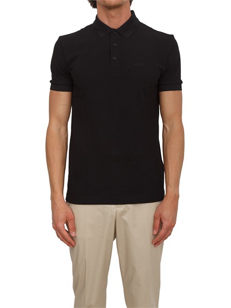 polo nera paddy boss uomo in pregiato cotone paddy50469055