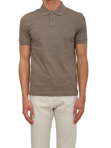 polo passenger boss uomo in cotone taupe passenger50507803
