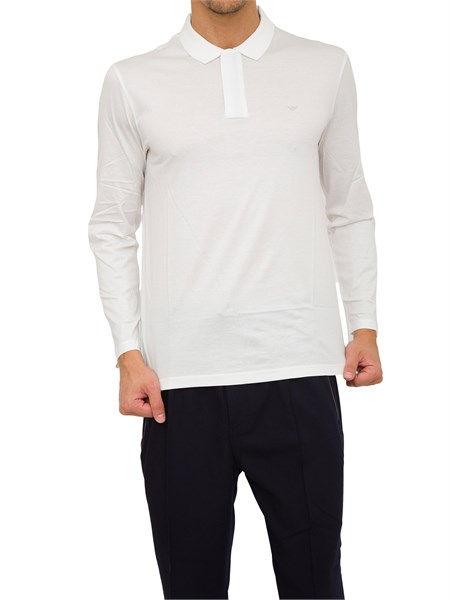 polo uomo emporio armani bianco 6r1fa71juvz