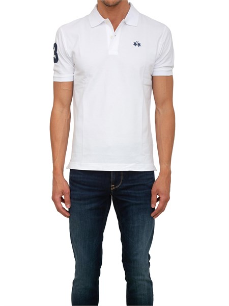 polo uomo la martina bianco map300pk001