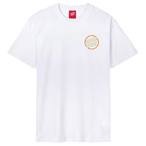 SANTA CRUZ SANTA CRUZ Sca-Tee-10623 Tee Wht Break Bianco Uomo in T-shirt