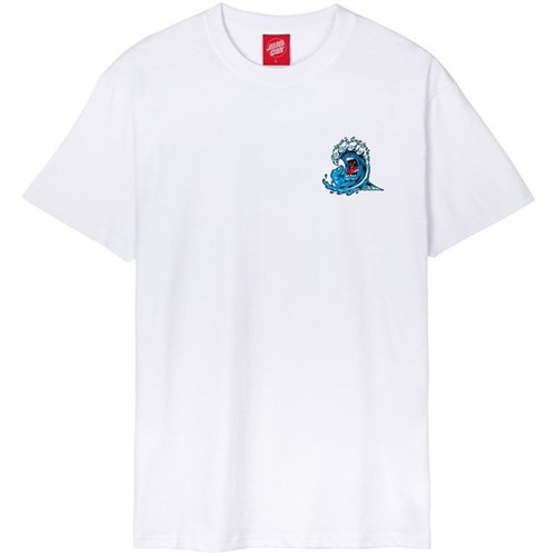 SANTA CRUZ SANTA CRUZ Sca-Tee-10629 Tee Wht Scrmn Bianco Uomo in T-shirt