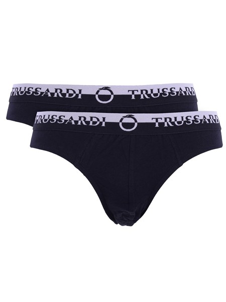 slip 2pack trussardi in cotone nero tru2usp03