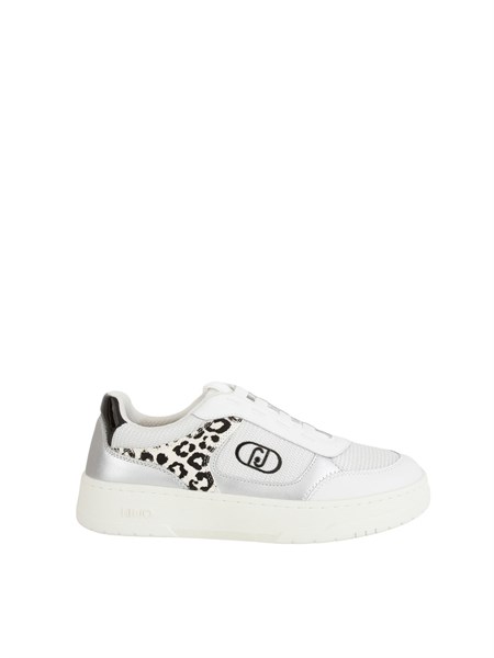 slip on liu jo me bianco con dettaglio animalier bf5025px691