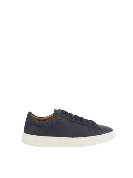 sneakers boss uomo in pelle blu kieran tenn lwvpu50563591