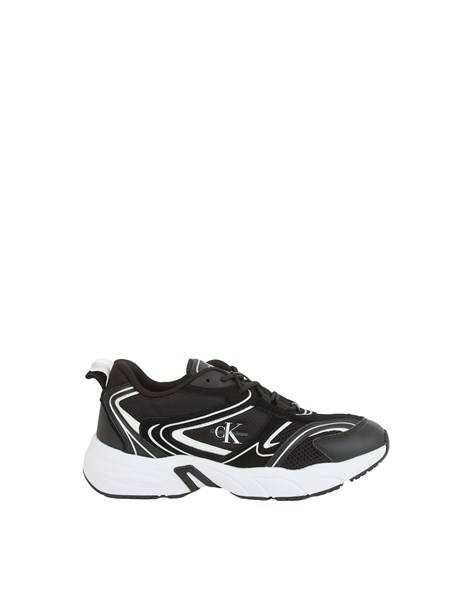 sneakers pelle uomo calvin klein nero ym00589