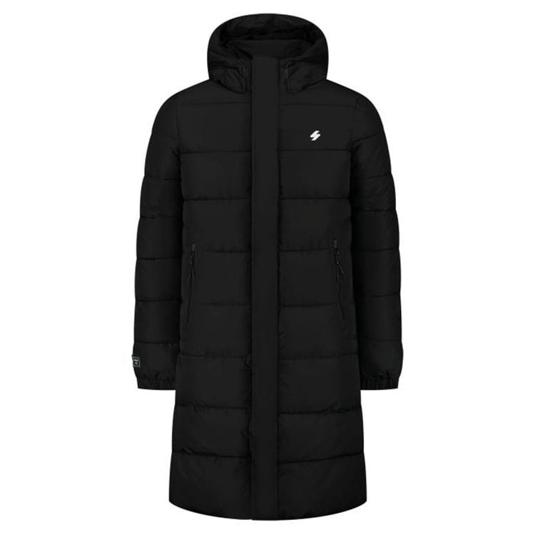 SUPERDRY SUPERDRY M5011762A 02A Jkt Puffer Long Nero Uomo