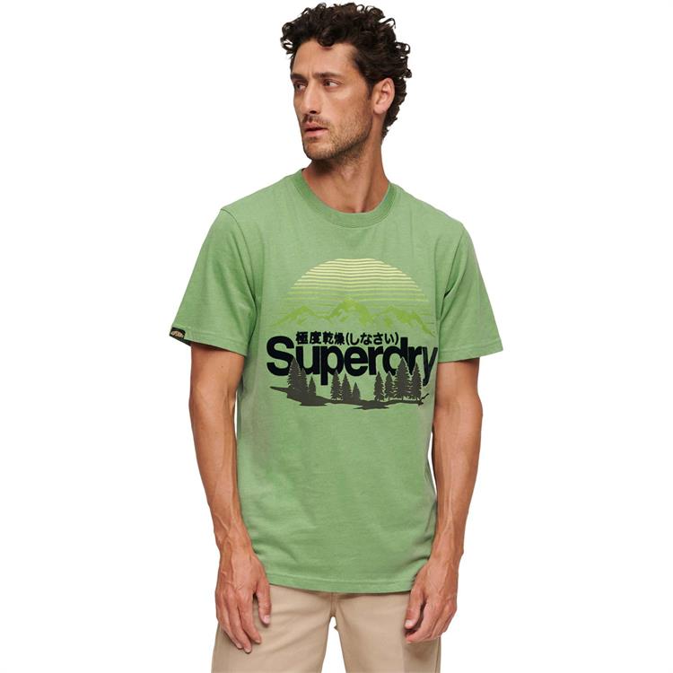 SUPERDRY SUPERDRY M1011760A 7QK T-Shirt Man Cort Verde Uomo