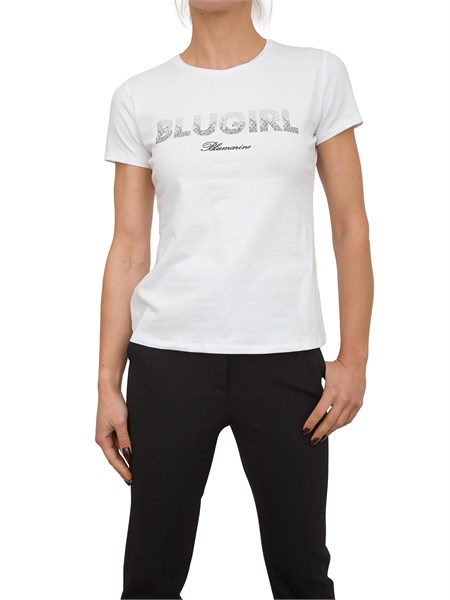 t shirt donna blugirl bianco ra4201j5003