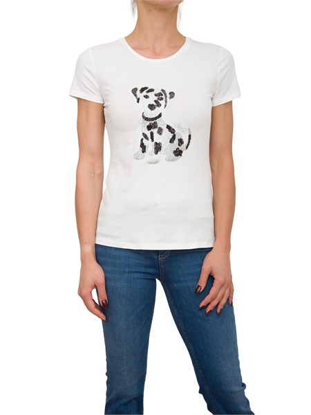 t shirt donna liu jo bianco wa4052j5003