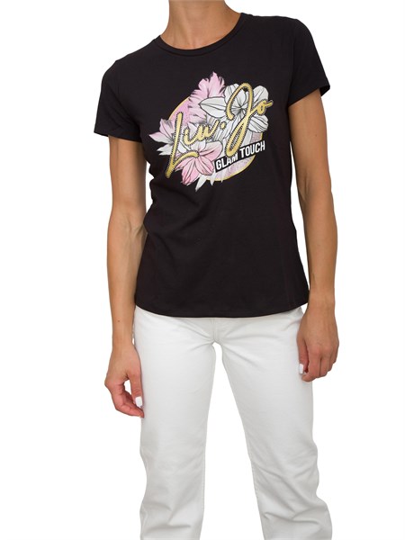 t shirt donna liu jo nero ta4202js003