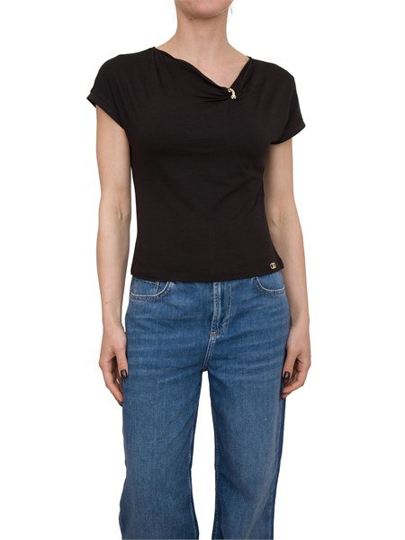 t shirt donna liu jo nero ta5176js360