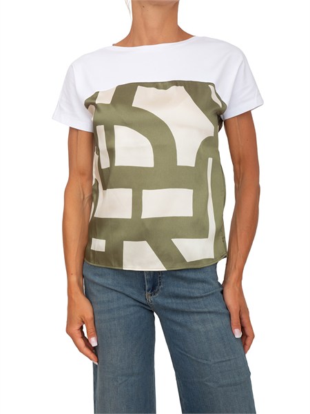t shirt emmlampada emme marella in twill stampa emmlampada
