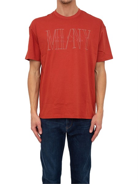 t shirt uomo armani exchange rosso 3rztlgzj8ez