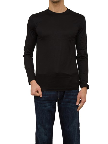 t shirt uomo emporio armani nero 8n1te91juvz