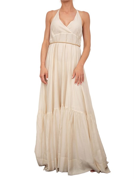 vestito donna blugirl beige ra5193t2948