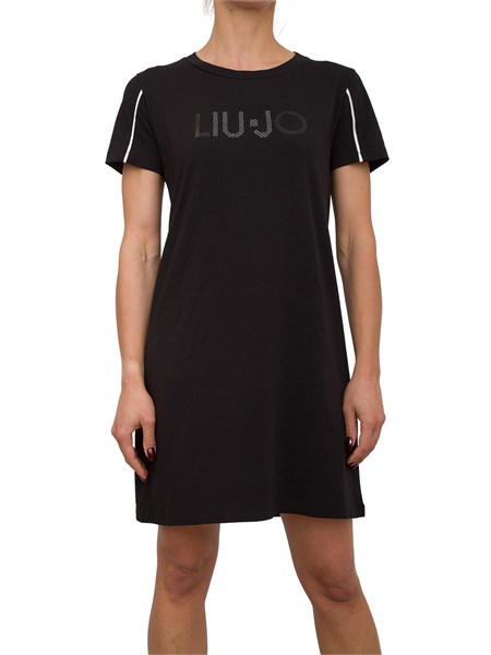 vestito donna liu jo nero ta4263js088