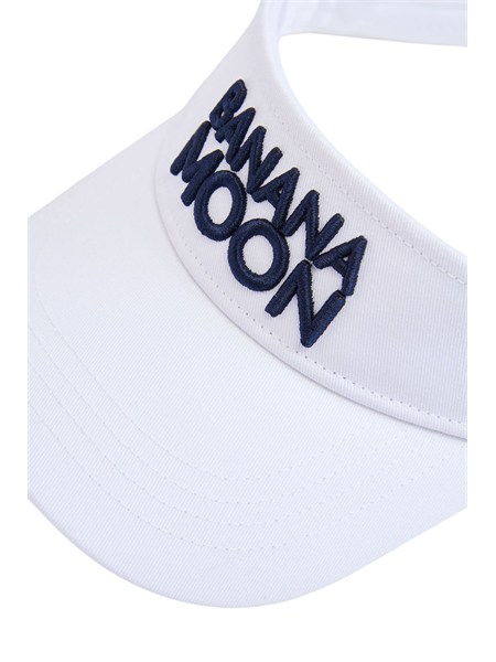 visiera banana moon in cotone bianco maffinbasiccap