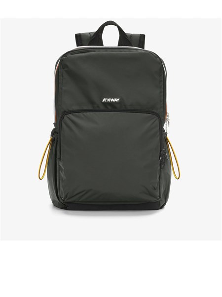 zaino unisex verde k way gizy con scomparto per laptop imbottito k4112xw