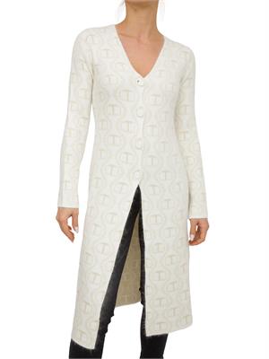 CARDIGAN TWIN-SET BIANCO in DONNA