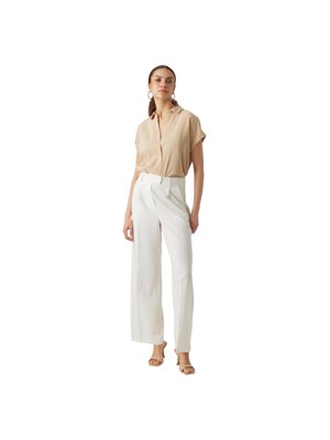 VERO MODA 10286139 Wht Vmzelda Pant Bianco Donna in Abbigliamento