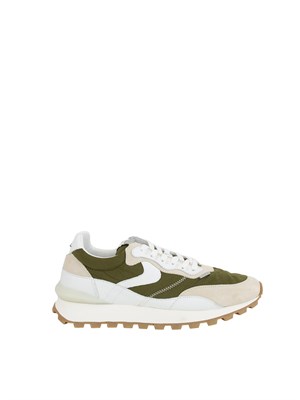 SNEAKERS VOILE BLANCHE VERDE in UOMO