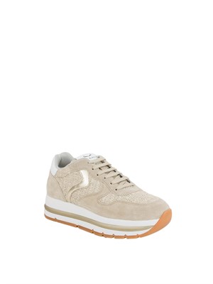 SNEAKERS VOILE BLANCHE BEIGE in DONNA