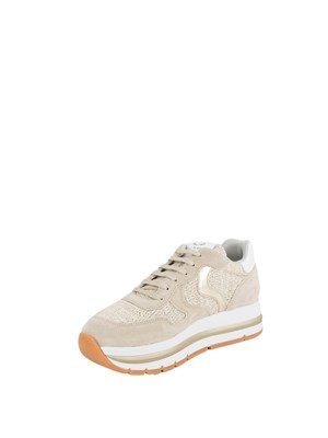 SNEAKERS VOILE BLANCHE BEIGE in DONNA